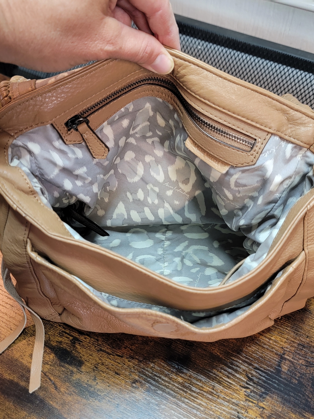 Aimee Kestenberg Tan Leather Shoulder Bag - Picture 11 of 16